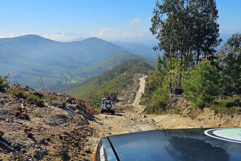 Au cours de l'excursion à travers les montagnes