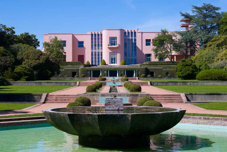 Façade de la Casa Serralves, un bijou de style art déco