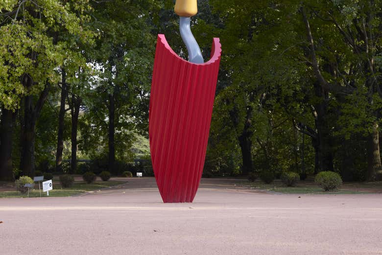 Une des sculptures du parc de la Fondation